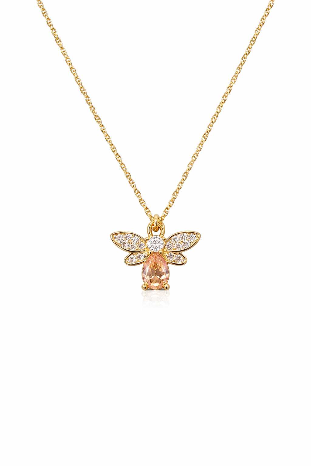 Collier "Abeille scintillante"