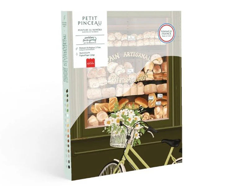 Peinture au numéro "Boulangerie française"