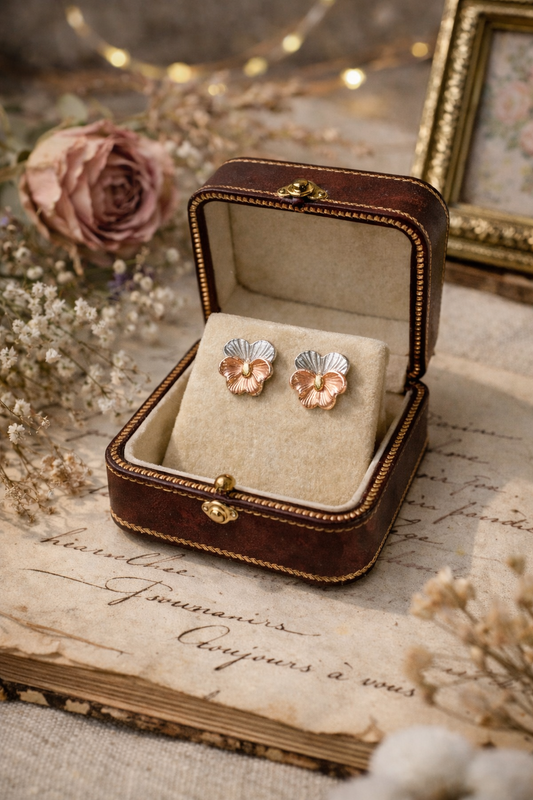 Boucles d’oreilles Violette