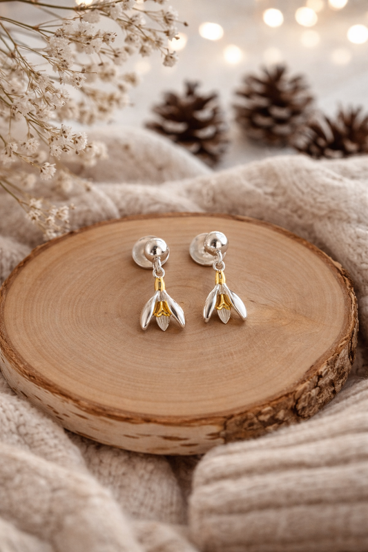 Boucles d’oreilles Perce Neige