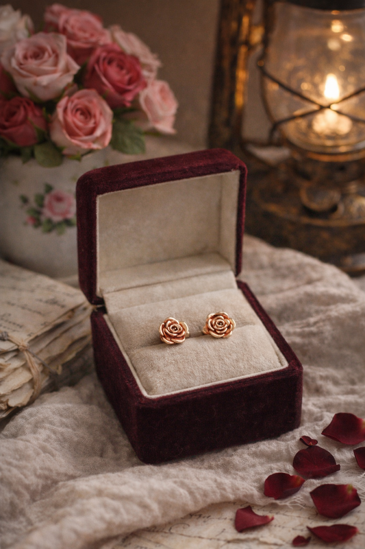 Boucles d’oreilles Rose