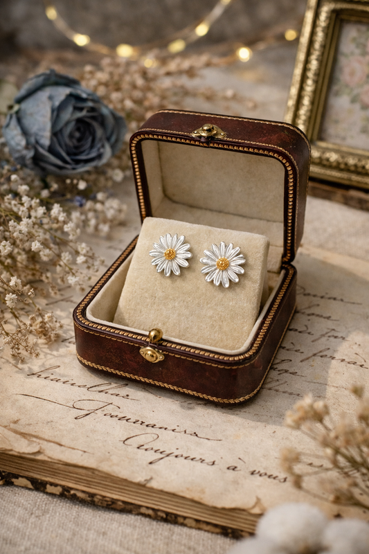Boucles d’oreilles Marguerite