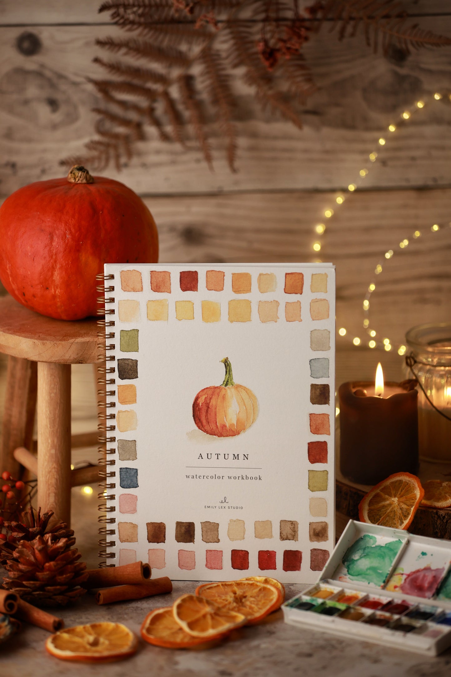 Cahier d'aquarelle "L'Automne"
