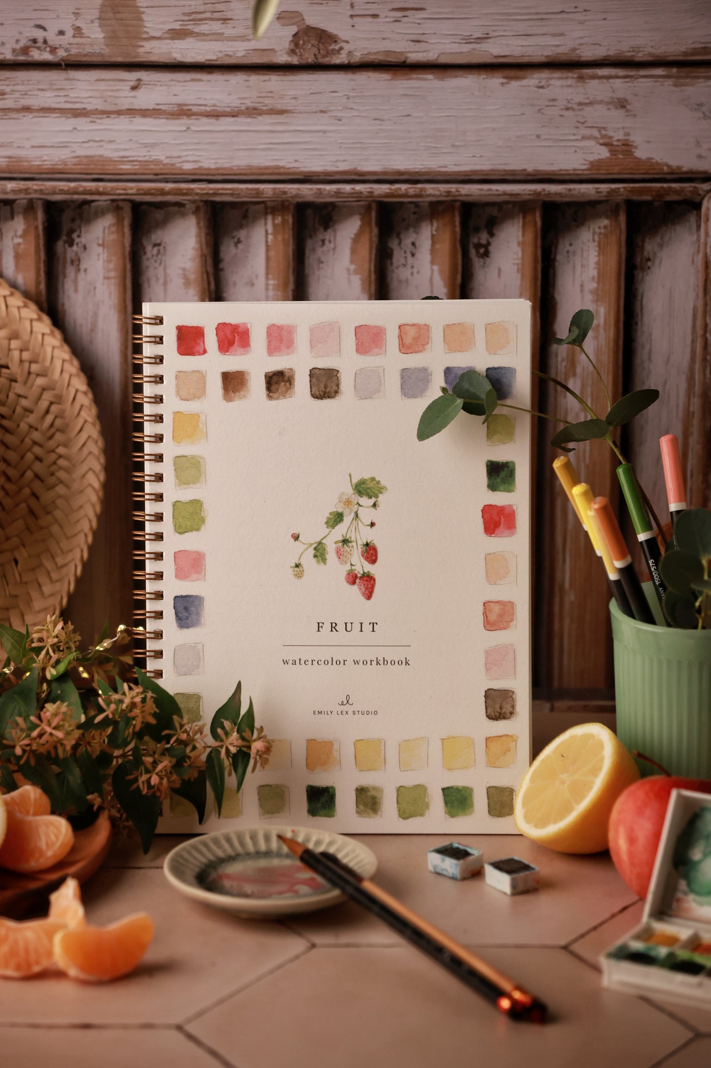 Cahier d'aquarelle "Les Fruits"