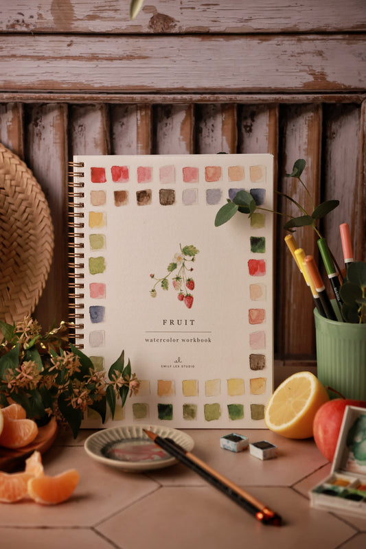 Cahier d'aquarelle "Les Fruits"