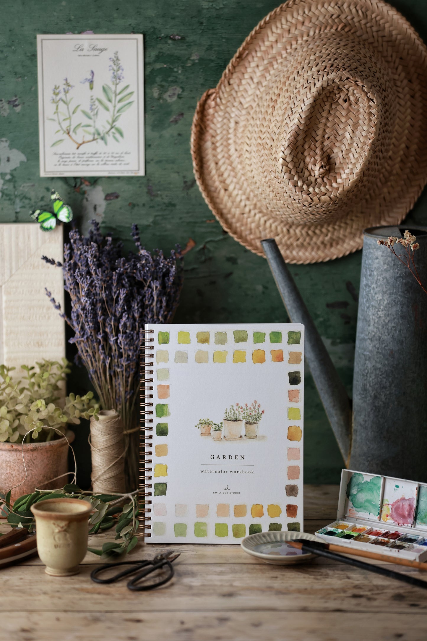 Cahier d'aquarelle "Le Jardin"