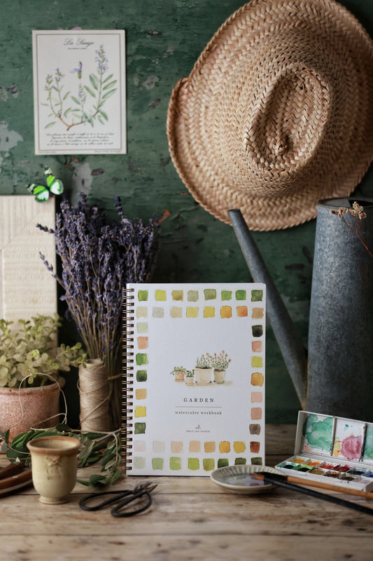Cahier d'aquarelle "Le Jardin"