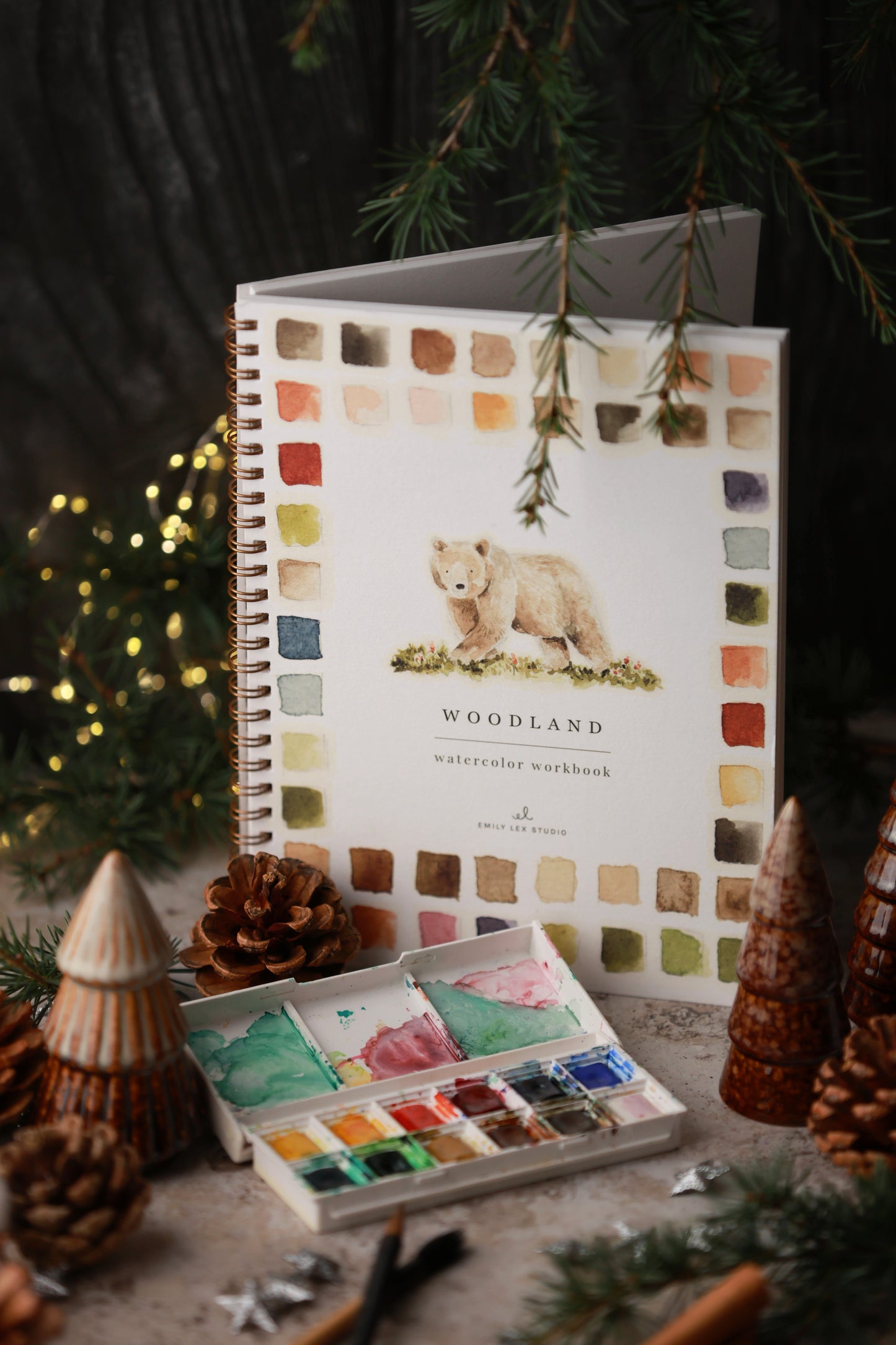 Cahier d'aquarelle "La Forêt"