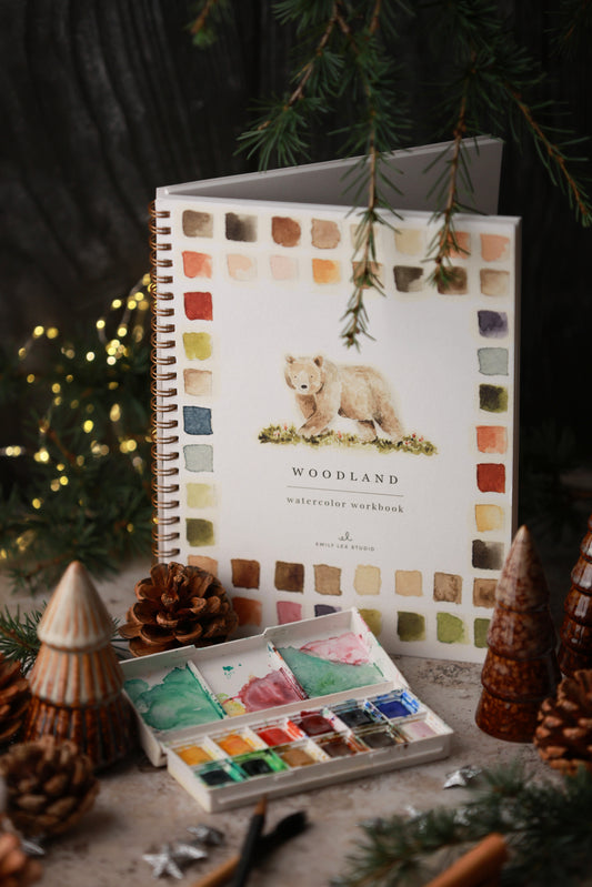 Cahier d'aquarelle "La Forêt"