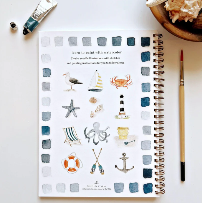 Cahier d'aquarelle "La Mer"