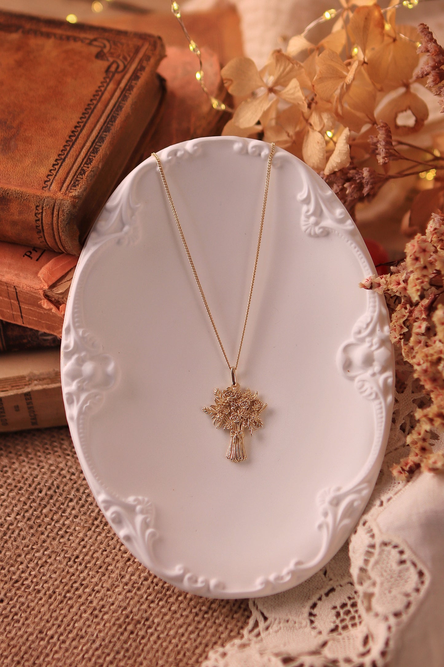 Collier Bouquet de fleurs sauvages