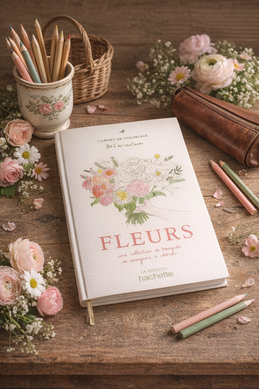 Cahier de coloriage "Fleurs"
