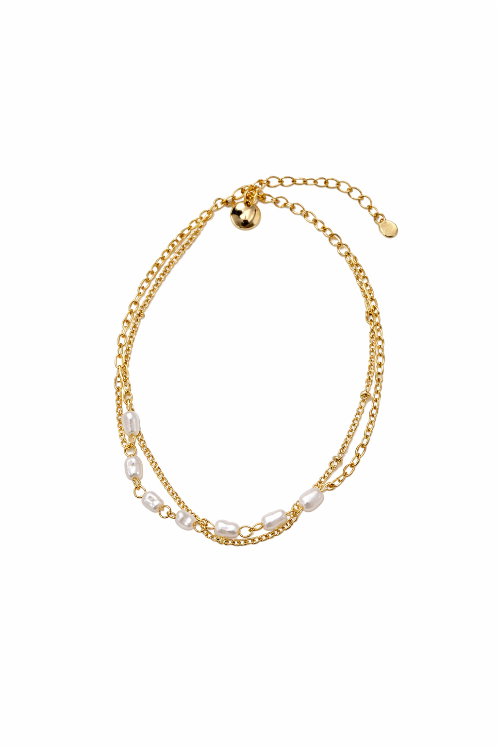 Bracelet double "Perles de nacre"