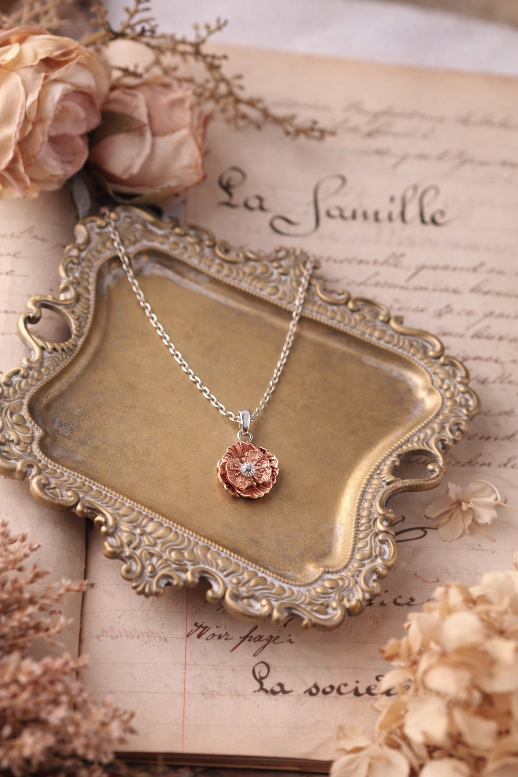 Collier Coquelicot