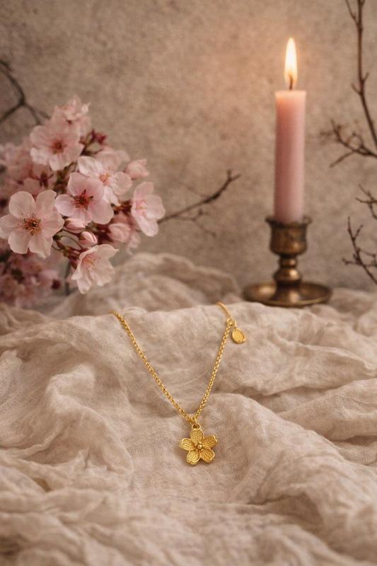 Collier Fleur de cerisier