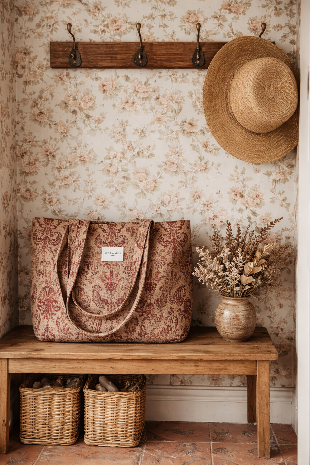 Sac "Jacquard beige"