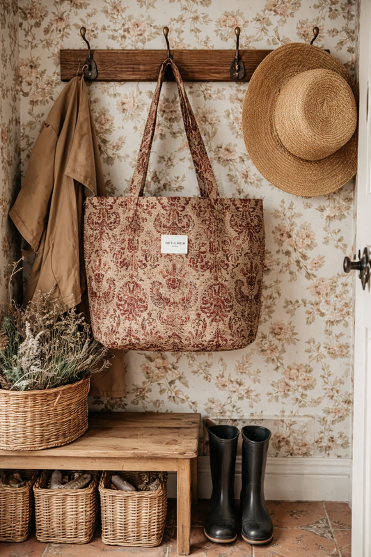 Sac "Jacquard beige"