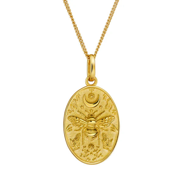 Collier Abeille & Lune