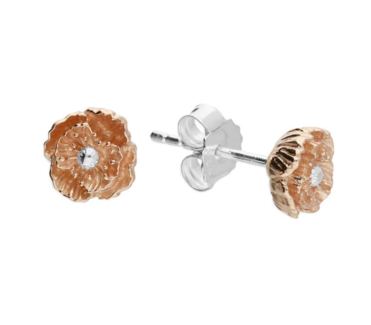 Boucles d’oreilles Coquelicot