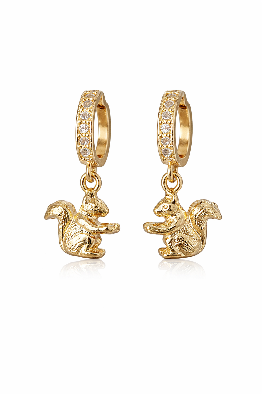 Boucles d'oreilles "Ecureuils de la Forêt"