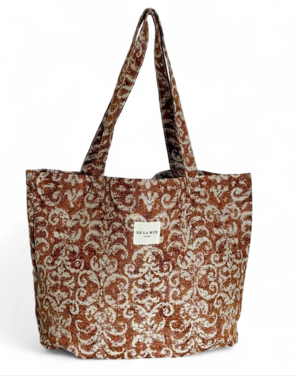 Sac "Jacquard orangé"