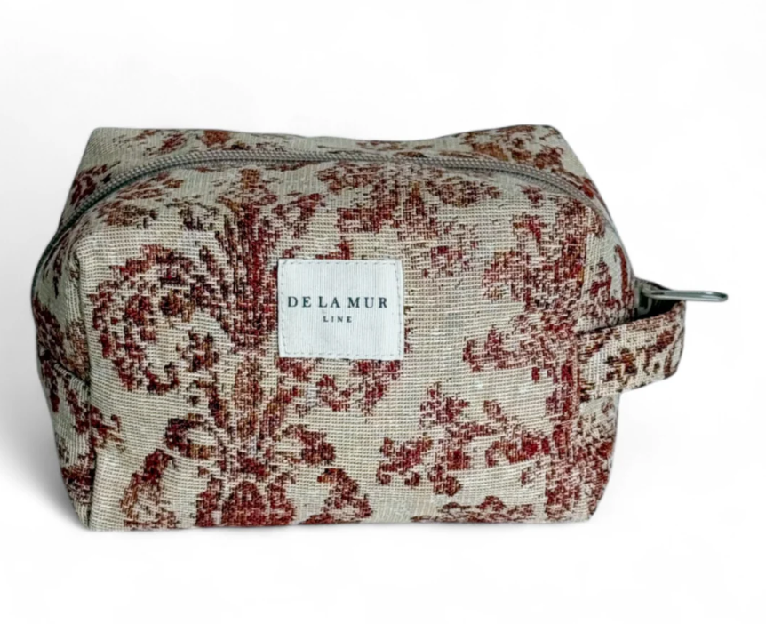 Trousse de toilette "Jacquard beige"