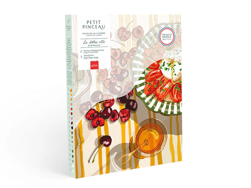 Peinture au numéro "Saveurs d'Italie"