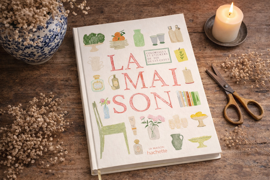 Cahier de coloriage & stickers "La Maison"