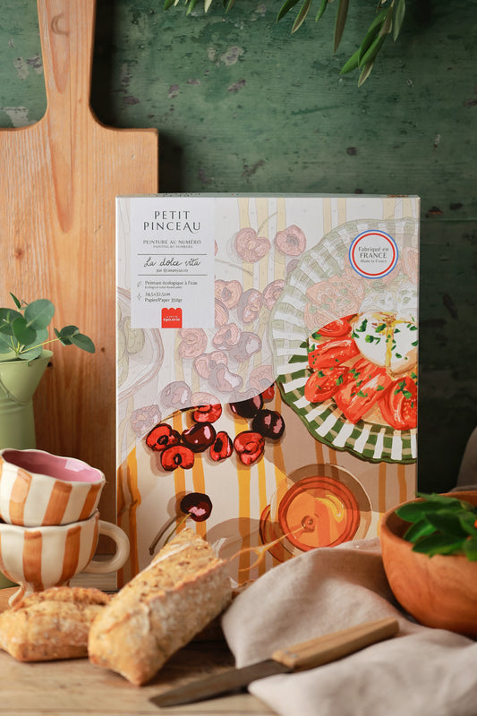 Peinture au numéro "Saveurs d'Italie"