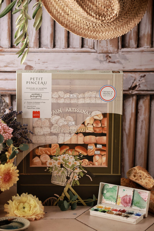 Peinture au numéro "Boulangerie française"