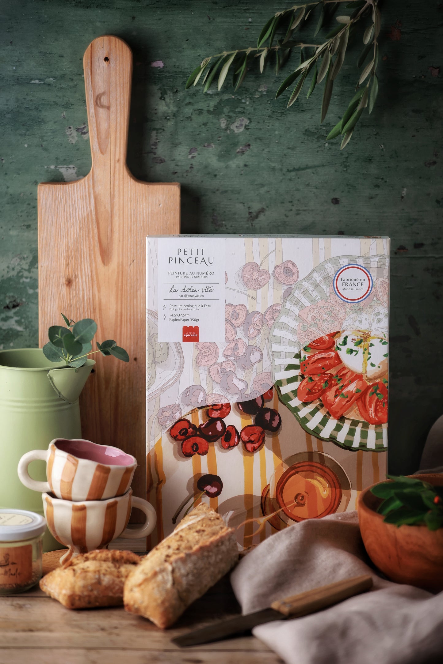 Peinture au numéro "Saveurs d'Italie"