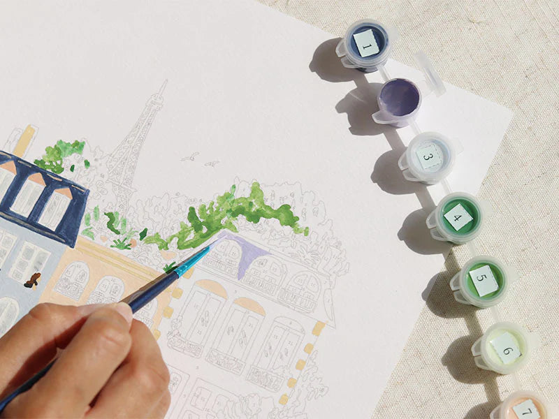 Peinture au numéro "Ville de Paris"