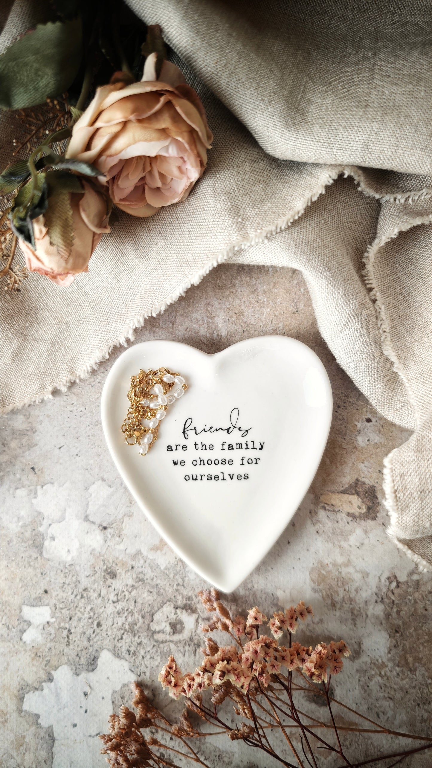 Plat à bijoux Amitié