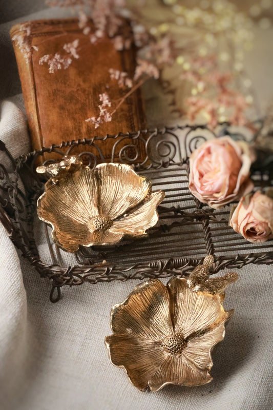 Plat à bijoux Fleur & Oiseaux