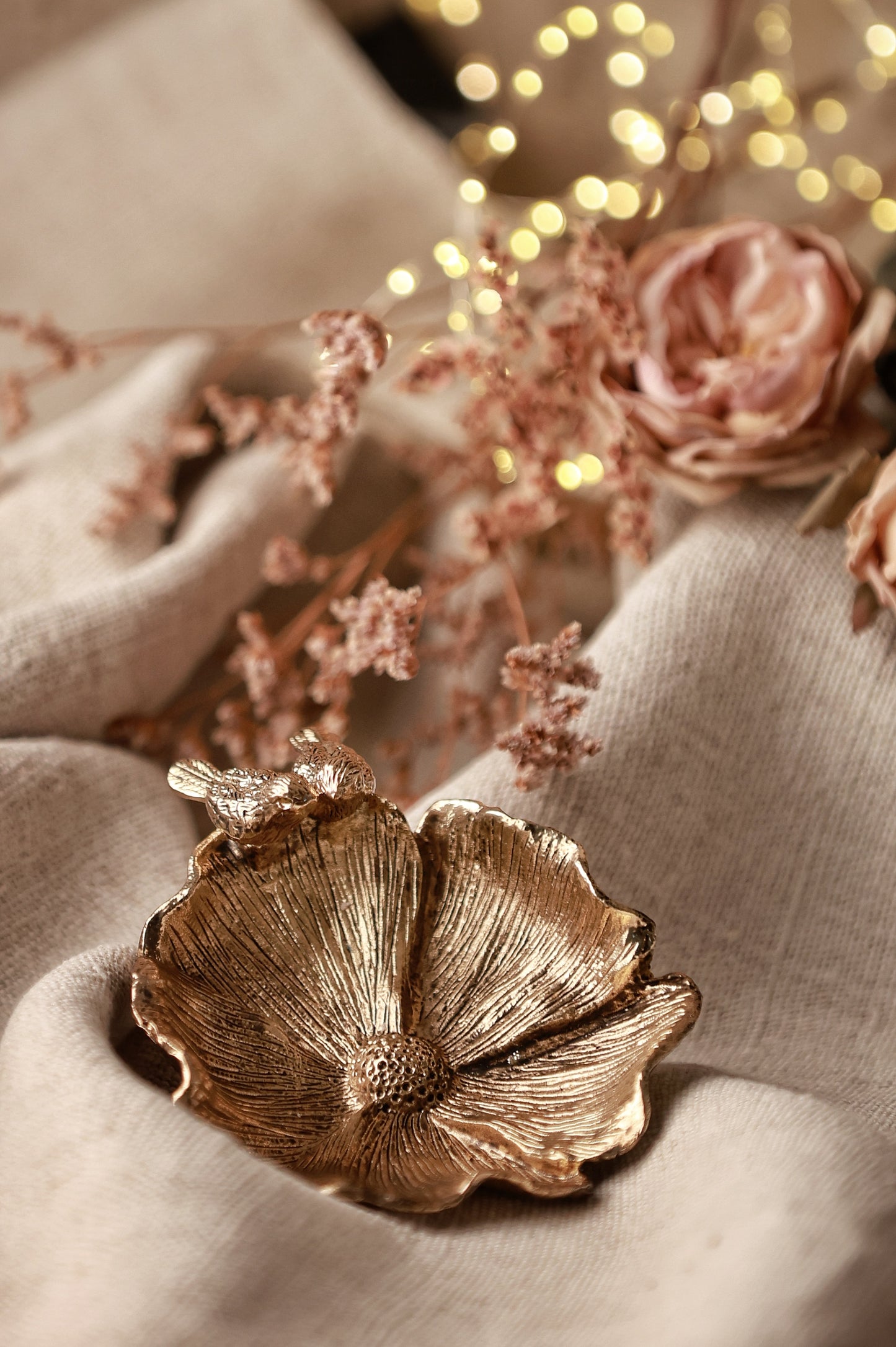 Plat à bijoux Fleur & Oiseaux