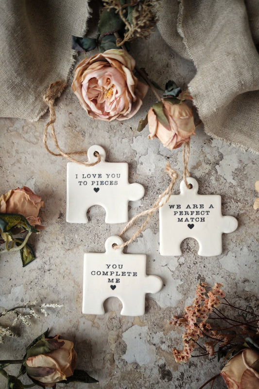 Suspension en céramique "Puzzle"