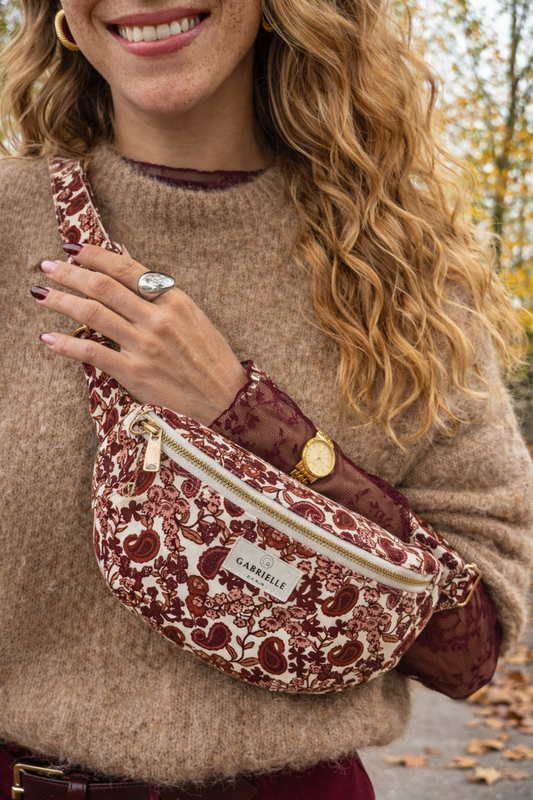 Banane "Arabesque bordeaux"