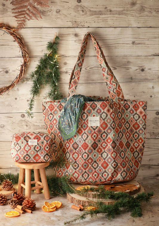 Sac "Jacquard losange"