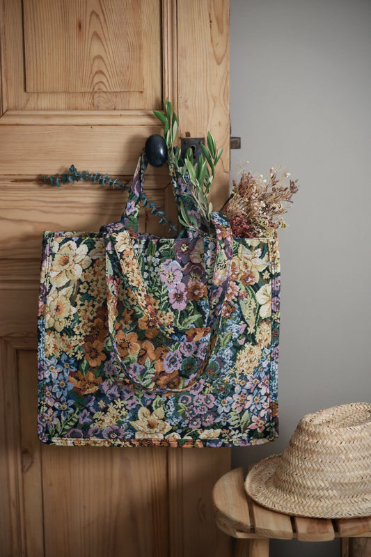 Sac "Jacquard fleuri"