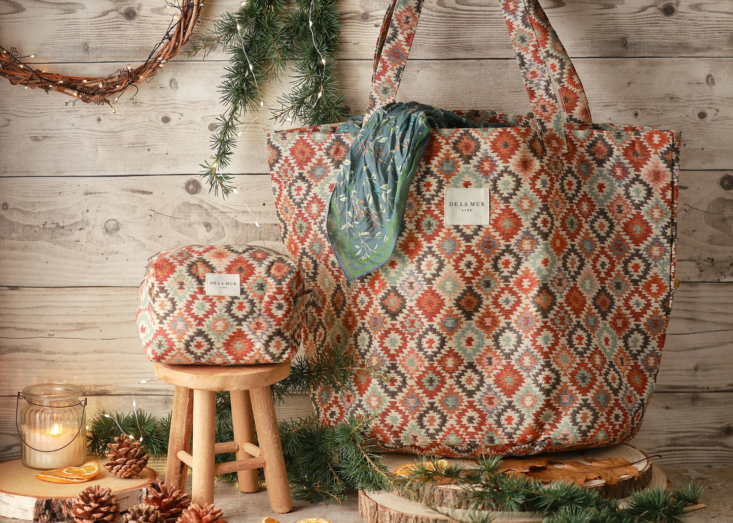 Sac "Jacquard losange"