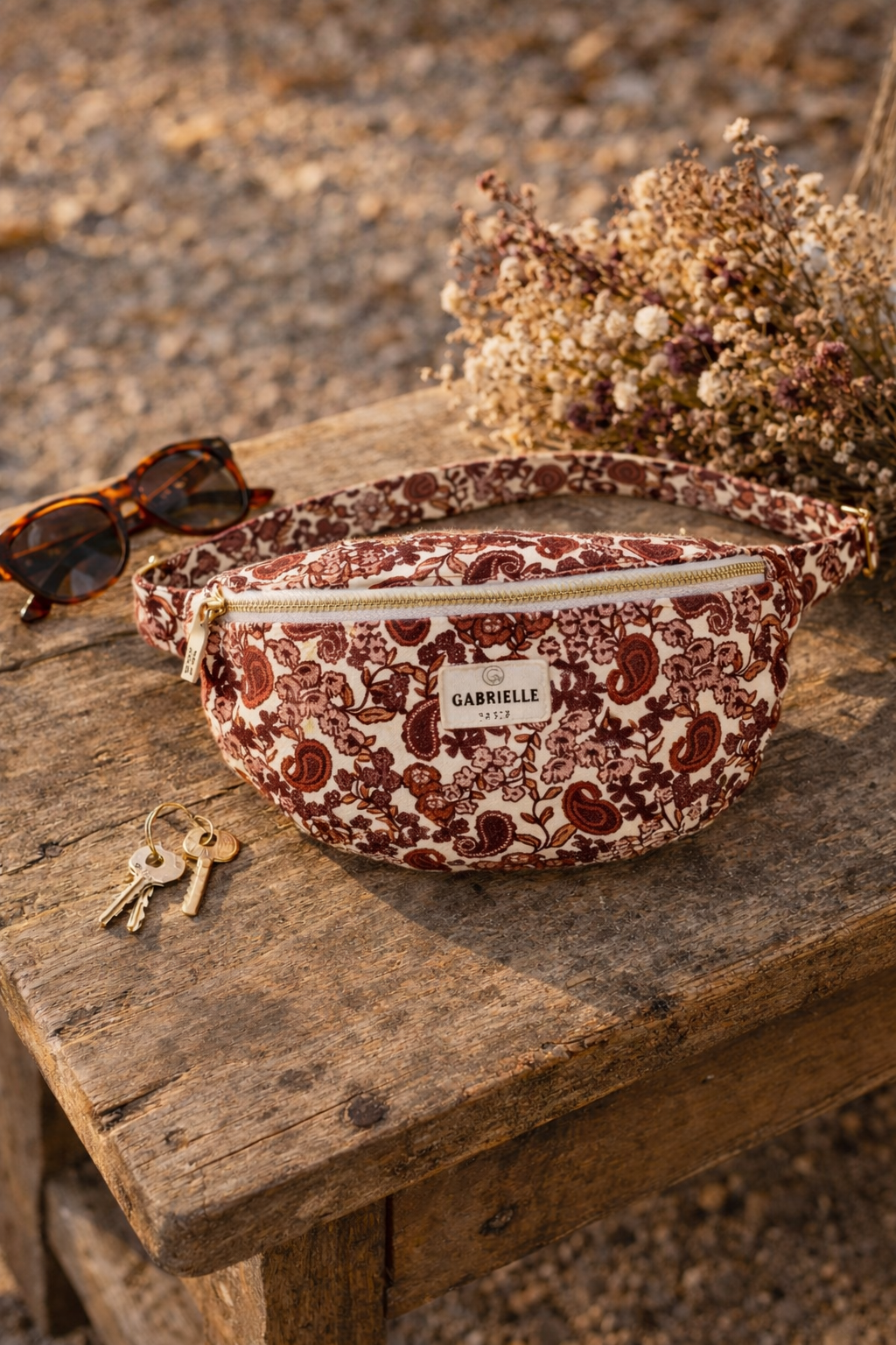 Banane "Arabesque bordeaux"